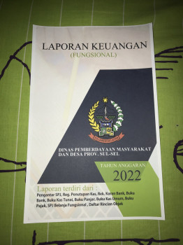 Cetak dan Jilid Laporan