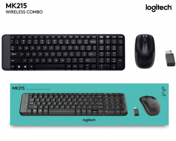 Mouse Keyboard Logitech MK215