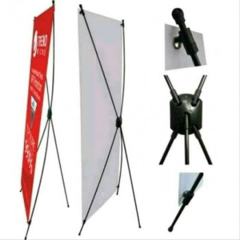 Cetak Banner Include Stand X-Banner 60cm x 160cm