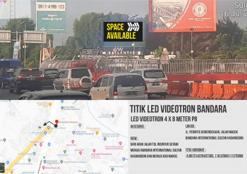 LED Videotron Bandara Ukr 4 x 8 M P8