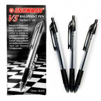 X Ballpoint Snowman V-5