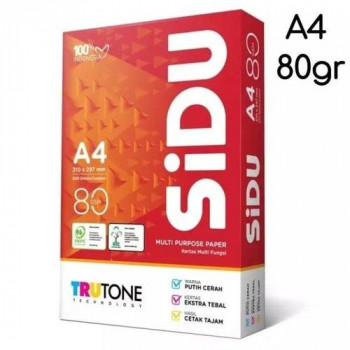 Kertas HVS A4  SIDU 80 Gram