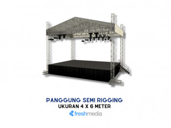 PANGGUNG SEMI RIGGING  4 x 6 M2