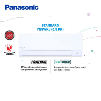 Panasonic AC Standard 1/2 PK Unit Only CS/CU-YN5WKJ