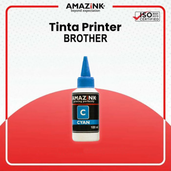 Tinta Amazink 100 Ml Cyan Untuk Printer Brother