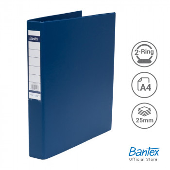 Bantex Ring Binder 2 Ring O 25mm A4 - tipe 8225