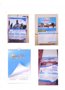 Cetak Kalender Spiral Gantung 38cm x 54cm