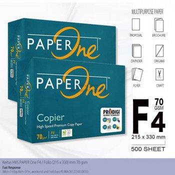 Kertas HVS F4/Folio 70gsm - Paper One