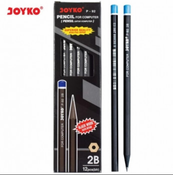 Pensil Joyko P-92 2B Kayu hitam good quality