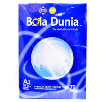 BOLA DUNIA FOLIO (A3) 70GSM