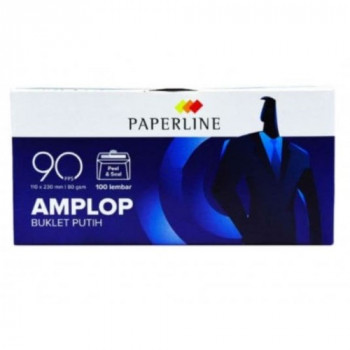 PAPERLINE AMPLOP PUTIH 90PPS POLOS