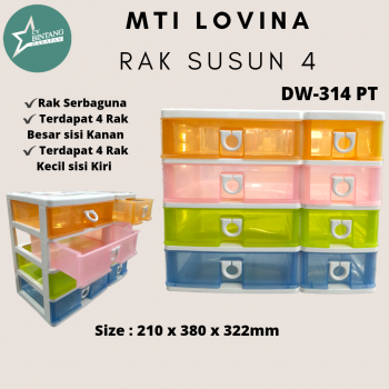 RAK SUSUN 4 DW-314 T