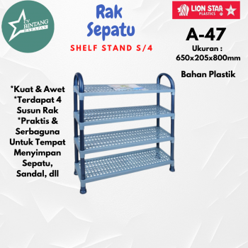 RAK SEPATU SHELF STAND S/4  ( A-47 )