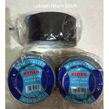 x Lakban Hitam 48 mm Hitam