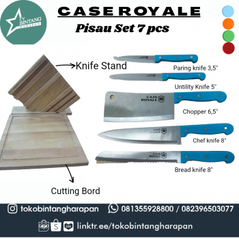 PISAU SET 7 PCS CASE ROYALE