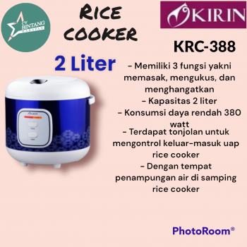 RICE COOKER KIRIN KRC -388