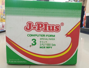 J-PLUS 3PLY 9 1/2X11 NCR WPY