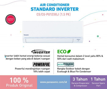 AC Panasonic CS/CU - PU12XKJ Standard Inverter 1.5 PK - R32