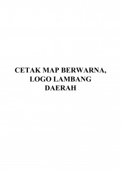 Cetak Map Berwarna Logo Lambang Daerah