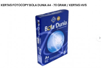 Kertas HVS A4 Bola Dunia 70gram