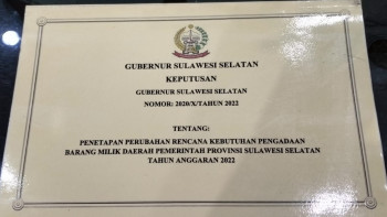 Cetak Buku RKBMD Perubahan ( Rencana Kebutuhan Barang Milik Daerah ).