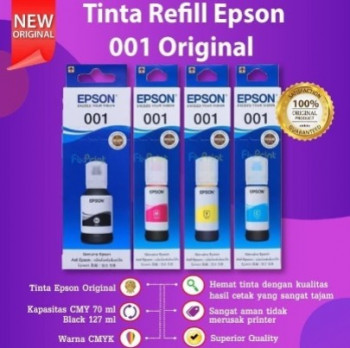 Tinta Print Epson 001 Warna