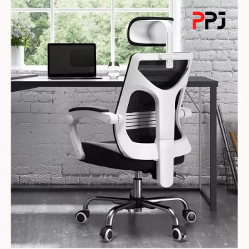 PPJ Kursi Kantor Ergonomic Office Chair Lumbar Support - HDNY164WM