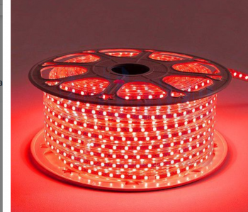 Lampu led selang warna merah