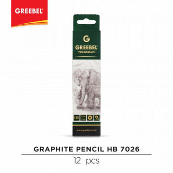 365 GREEBEL Pensil/Pencil HB Hexagonal 7026 (12 PCS/SET)