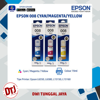 Tinta Epson 008 Cyan / Magenta / Yellow Original