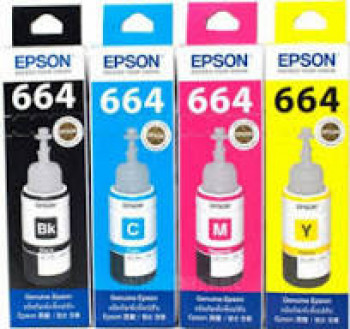 Tinta EPSON 664 L120 L310 L360 L485 L565 L1300 set T6641 - T6644