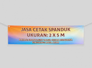 Spanduk 2x5 M