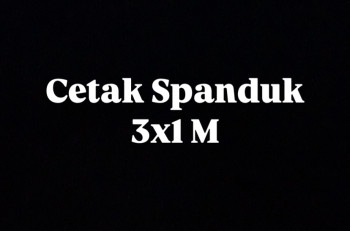 Spanduk 3x1 M