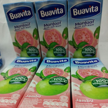 Minuman Vitamin Buavita Jambu 250 ml 24 pcs