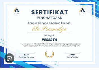 Cetak Sertifikat / Piagam