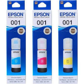 Tinta Printer Epson 001 Colour ( Cyan/Magenta/Yellow )