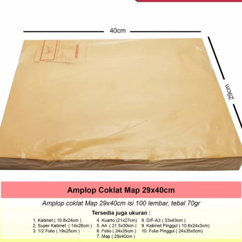 Amplop Coklat Uk. 29 x 40