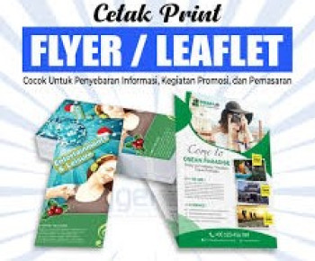 Cetak Leafleat / Brosur Promosi