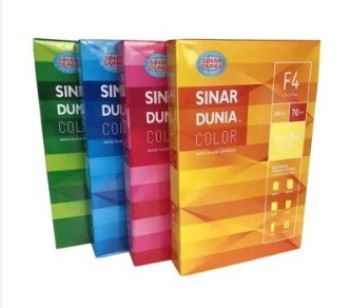 Kertas HVS Folio 70 Gr Warna