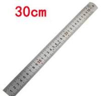 Penggaris Besi  Ukuran 30 cm