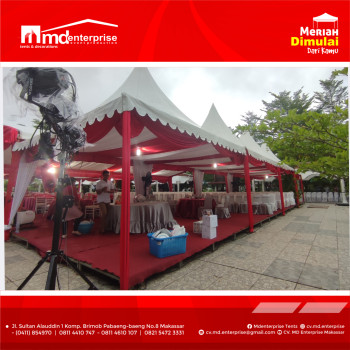 TENDA SARNAFIL UK. 5X5 MTR DEKORASI