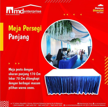 MEJA PANJANG UK. 170 X 70 MTR