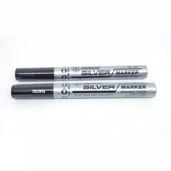 Spidol snowman silver