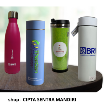 MUG AIR LOGO ISNTANSI KANTOR COSTUM