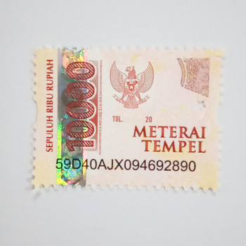 Materai Rp 10.000