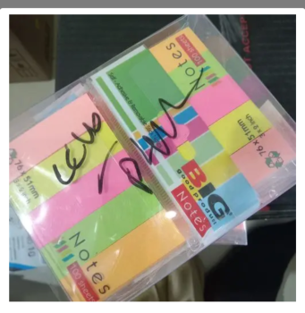 sticky notes