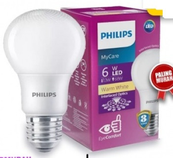 Lampu bulb  6 watt
