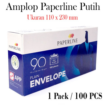 Amplop Putih Besar isi 230x110mm (isi 100L)