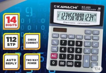 Kalkulator ukuran 14 Digit