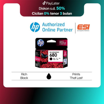Catridge Printer No. 680 Hitam